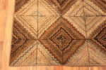 Corner Of Antique American Hooked Rug Corner Of Antique American Hooked Rug 73597 by Nazmiyal Antique Rugs