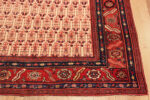 Corner of Handwoven Antique Bakhshaish Rug Persian Village Carpet with Allover Motifs Corner of Handwoven Antique Bakhshaish Rug Persian Village Carpet with Allover Motifs 73160 by Nazmiyal Antique Rugs