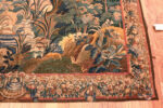 Right Corner of 18th Century Silk & Wool French Verdure Tapestry by Nazmiyal Antique Rugs Right Corner of 18th Century Silk & Wool French Verdure Tapestry 73752 by Nazmiyal Antique Rugs