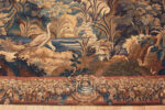 Detail of 18th Century Silk & Wool French Verdure Tapestry by Nazmiyal Antique Rugs Detail of 18th Century Silk & Wool French Verdure Tapestry 73752 by Nazmiyal Antique Rugs