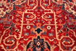 Detail of Heriz Rug Masterpiece Bold Persian Weaving from a Legendary Tradition by Nazmiyal Antique Collection Detail of Heriz Rug Masterpiece Bold Persian Weaving from a Legendary Tradition 73154 by Nazmiyal Antique Collection