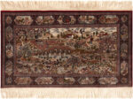 Fine Vintage Scenic Microknots Rug Fine Vintage Scenic Microknots Rug 73693 by Nazmiyal Antique Rugs