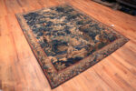 Floor View of 18th Century Silk & Wool French Verdure Tapestry by Nazmiyal Antique Rugs Floor View of 18th Century Silk & Wool French Verdure Tapestry 73752 by Nazmiyal Antique Rugs