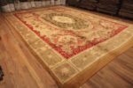 Floor View of Large Antique English Axminster Carpet Floor View of Large Antique English Axminster Carpet 73749 by Nazmiyal Antique Rugs