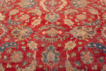 Middle Detail of Vintage Persian Floral Mahal Rug 72716 by Nazmiyal Antique Rugs