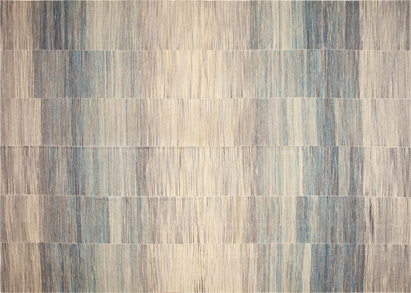 Modern Contemporary Natural Pastel Tones Turkish Kilim Rug 73371 by Nazmiyal Antique Rugs