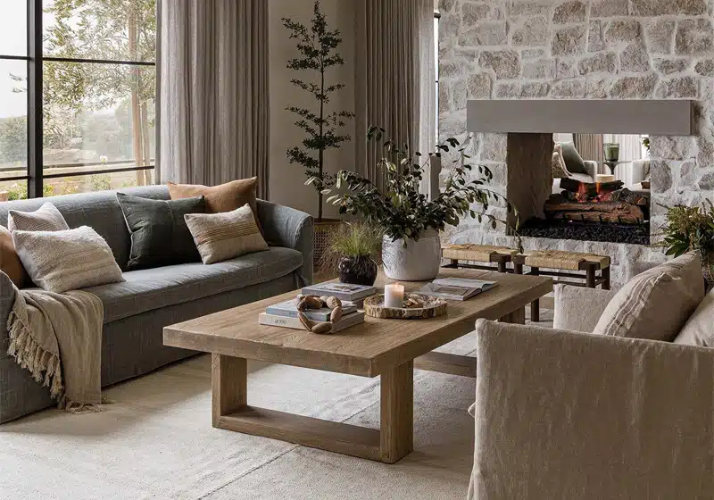 Neutral area rug