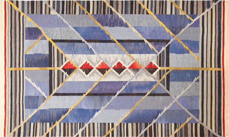 Vintage mid century modern rugs