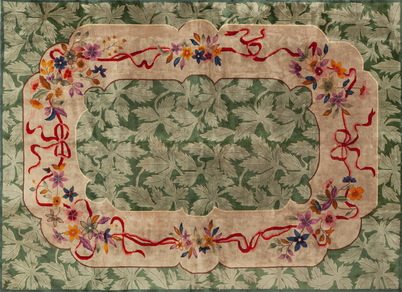 Chinese art deco rug