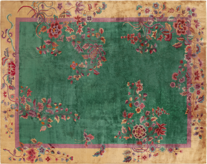Chinese art deco rug