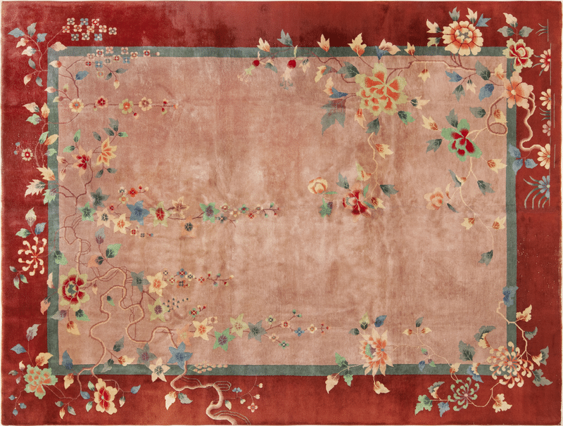 Chinese art deco rug