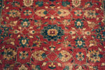 Top Detail of Rare 17th Century Antique Persian Rug Handwoven Floral Masterpiece from the Safavid Era 73642 by Nazmiyal Antique Rugs