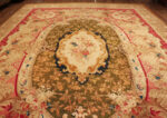 Top of Large Antique English Axminster Carpet Top of Large Antique English Axminster Carpet 73749 by Nazmiyal Antique Rugs