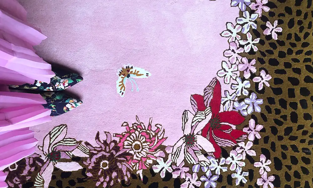 Vintage Pink Rugs by Nazmiyal Antique Rugs