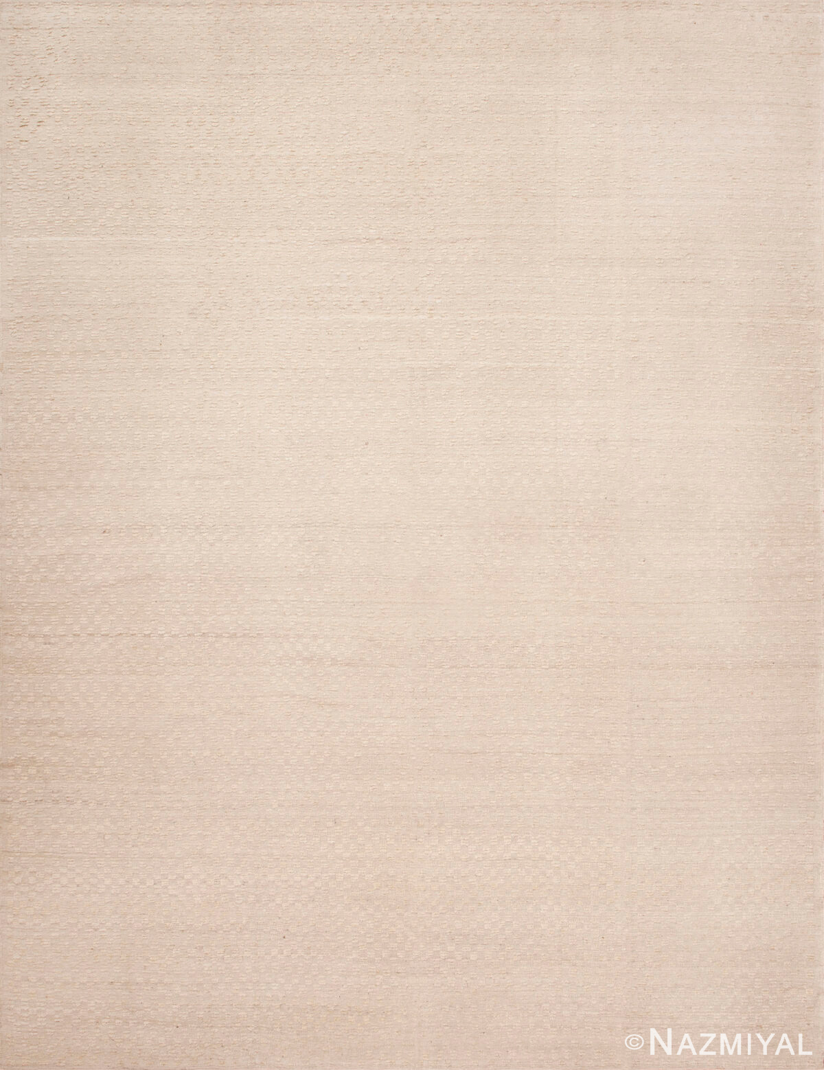 Elegant Modern Silk Light Beige Rug with Minimalist Luxury and Soft Sheen 61197 by Nazmiyal Antique Rugs