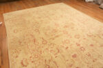 Floor View of Antique Agra Oriental Rug 43210 Nazmiyal Collection
