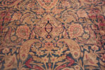 Bottom Detail of Antique Kerman Persian Rug 43625 Nazmiyal Collection