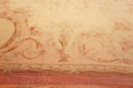 Border of Antique Large Aubusson Floral French Rug 43632 by Nazmiyal Antique Rugs