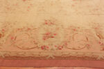 Side Border of Antique Large Aubusson Floral French Rug 43632 by Nazmiyal Antique Rugs
