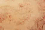 Side Detail of Antique Large Aubusson Floral French Rug 43632 by Nazmiyal Antique Rugs