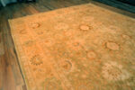 Floor Detail of Antique Agra Oriental Rug Floor Detail of Antique Agra Oriental Rug 43655 Nazmiyal Collection