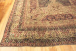 Corner of Antique Kerman Persian Rug 44391 Nazmiyal Collection