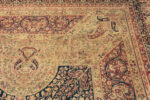 Corner Detail of Antique Kerman Persian Rug 44391 Nazmiyal Collection
