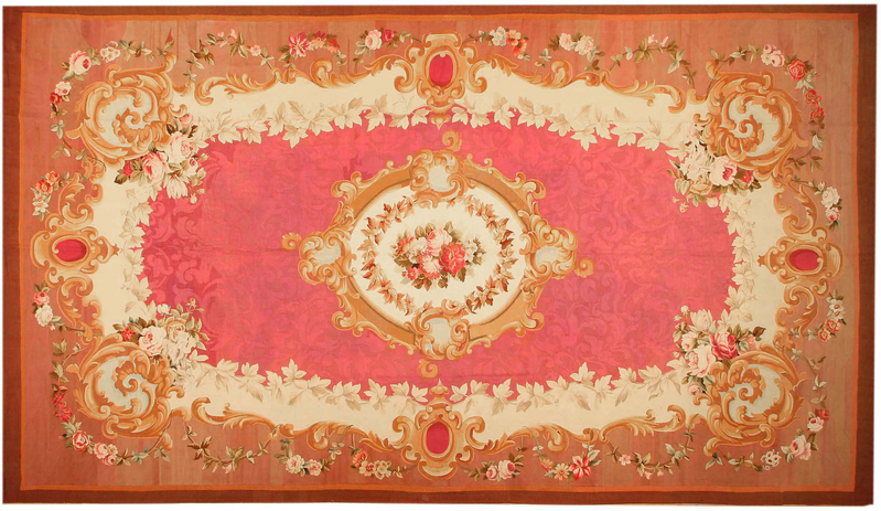 Vintage Pink Rugs | 43636 by Nazmiyal Antique Rugs