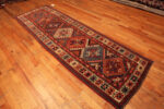 Floor view of Antique Kazak Caucasian Geometric Rug 73181 by Nazmiyal Antique Rugs