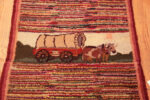 Animal of Antique American Hooked Rug Animal of Antique American Hooked Rug 73574 by Nazmiyal Antique Rugs