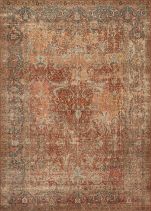 Charming Antique Persian Tabriz Rug with Allover Botanical Design 73255 by Nazmiyal Antique Rugs