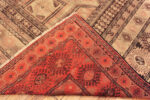 Back of Large Antique Afghan Beshir Carpet 43402 by Nazmiyal Antique Rugs