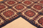 Back of Antique American Hooked Rug Back of Antique American Hooked Rug 50724 by Nazmiyal Antique Rugs