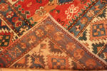 Back of Antique Caucasian Kazak Rug 73162 by Nazmiyal Antique Rugs