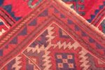 Back of Antique Caucasian Kazak Rug Back of Antique Caucasian Kazak Rug 73852 by Nazmiyal Antique Rugs