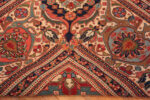 Back of Antique Heriz Rug with Pictorial Medallion 73668 by Nazmiyal Collection