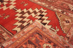 Back of Antique Persian Geometric Serapi 73418 by Nazmiyal Antique Rugs