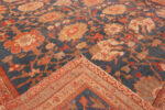 Back of Antique Persian Sultanabad Rug Back of Antique Persian Sultanabad Rug 73085 by Nazmiyal Antique Rugs