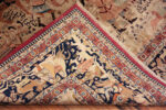 Back of Antique Persian Tabriz Pictorial Rug Depicting Scenes 73616 by Nazmiyal Antique Rugs