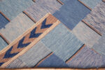 Back of Geometric Swedish Kilim Rug Back of Geometric Swedish Kilim Rug 73335 by Nazmiyal Antique Rugs
