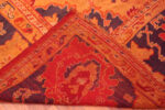 Back of Large Antique Turkish Oushak Rug 73689 by Nazmiyal Antique Rugs