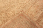 Back of Large Antique Turkish Oushak Rug Back of Large Antique Turkish Oushak Rug 73818 by Nazmiyal Antique Rugs