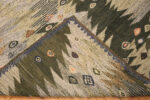Back of Modern Swedish Kilim Rug Back of Modern Swedish Kilim Rug 73606 by Nazmiyal Antique Rugs