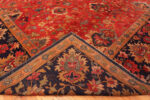Back of Oversized Vintage German Hooked Rug 73482 by Nazmiyal Antique Rugs