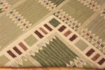 Back of Swedish Geometric Modern Kilim Rug Back of Swedish Geometric Modern Kilim Rug 736081 by Nazmiyal Antique Rugs