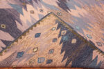 Back of Swedish Modern Kilim Rug Back of Swedish Modern Kilim Rug 73607 by Nazmiyal Antique Rugs