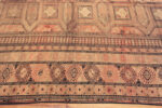 Border of Large Antique Afghan Beshir Carpet 43402 by Nazmiyal Antique Rugs