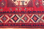 Border of Antique Caucasian Kazak Rug Border of Antique Caucasian Kazak Rug 73852 by Nazmiyal Antique Rugs