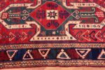 Border of Antique Caucasian Sewan Kazak Rug Border of Antique Caucasian Sewan Kazak Rug 73855 by Nazmiyal Antique Rugs