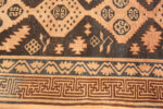 Border of Antique Geometric Runner Rug Border of Antique Geometric Runner Rug 73368 by Nazmiyal Antique Rugs